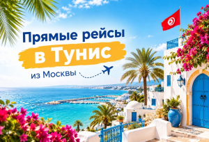 ПРЯМЫЕ РЕЙСЫ В ТУНИС 